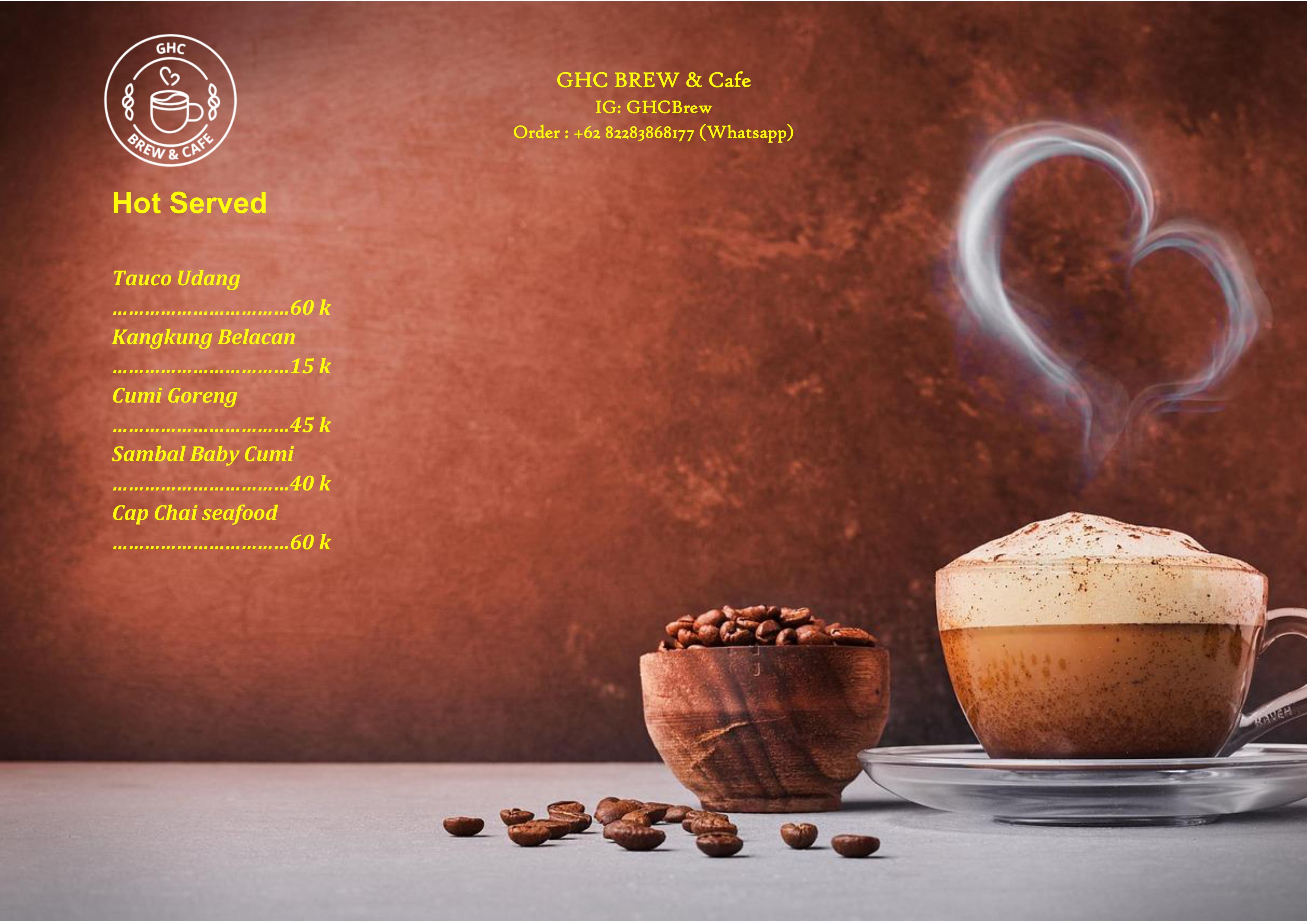 Autumn-themed café ambiance